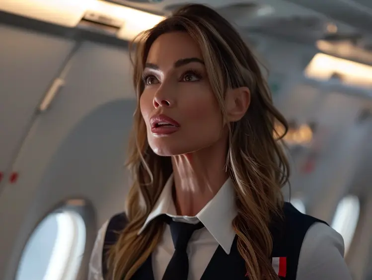 Junge macht während des Fluges immer wieder seltsame Handzeichen - als die Stewardess den Grund erkennt, befiehlt sie die Landung des Flugzeugs