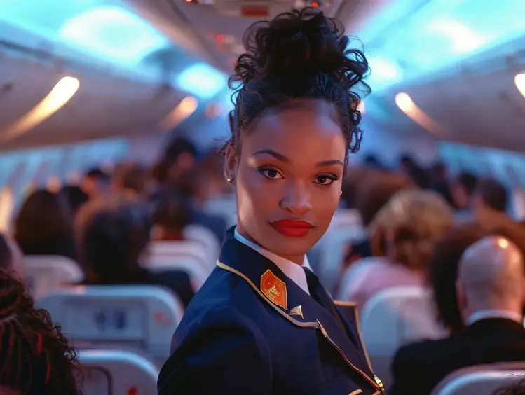 Junge macht während des Fluges immer wieder seltsame Handzeichen - als die Stewardess den Grund erkennt, befiehlt sie die Landung des Flugzeugs