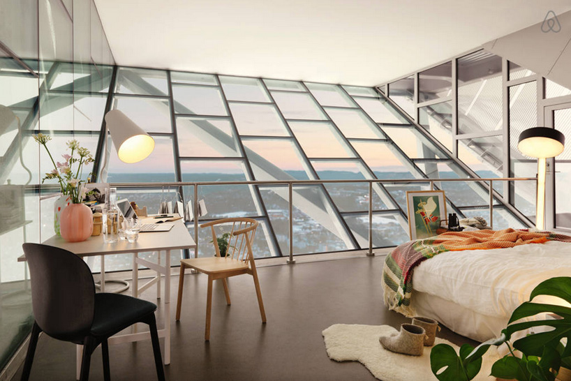 Airbnb vermietet ein gläsernes Penthouse auf der Spitze einer Skischanze! Die unglaublichen Bilder davon musst du sehen!