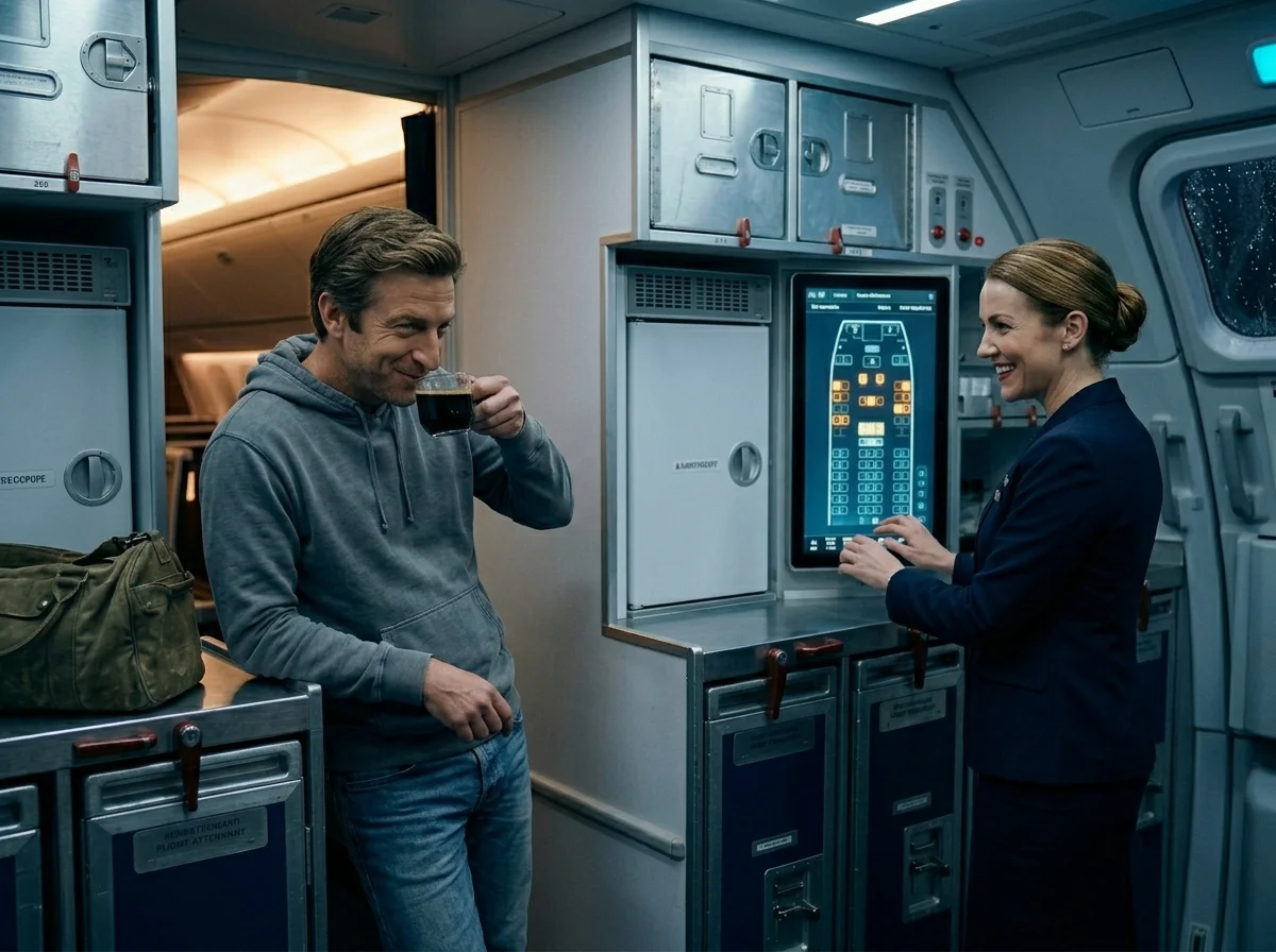 Arrogantes Paar schnappt sich die Luxus-Suite im Flugzeug – bis der eigentliche Bewohner auftaucht und das hier tut…