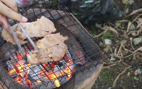Grillzange selbst bauen
