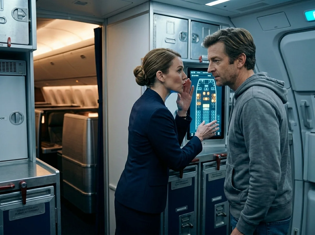 Arrogantes Paar schnappt sich die Luxus-Suite im Flugzeug – bis der eigentliche Bewohner auftaucht und das hier tut…