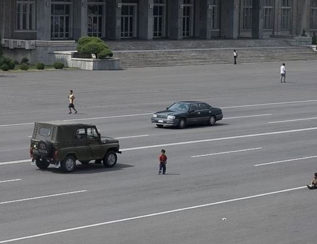 Nordkorea leere Straßen