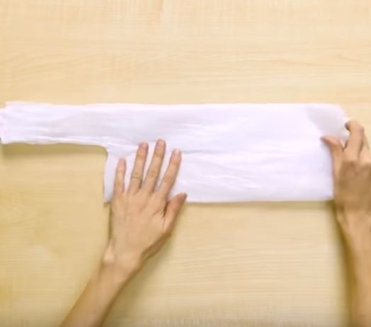 Plastiktüten Falttechnik 2