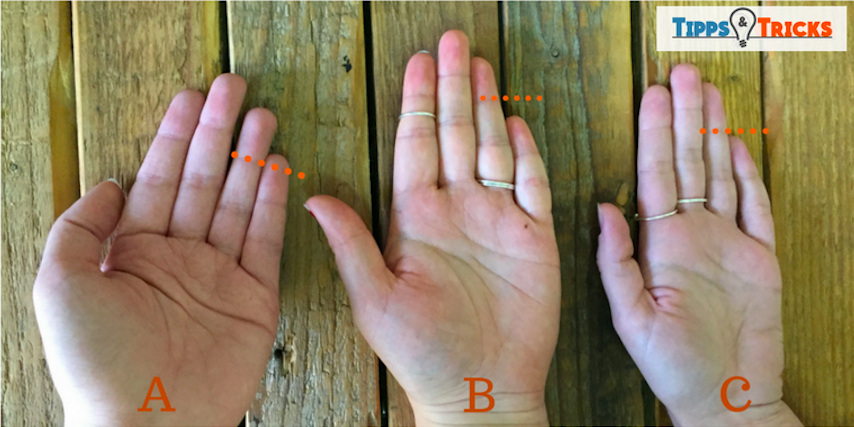 Wie lang ist dein kleiner Finger? Das sagt es über deine Persönlichkeit aus.