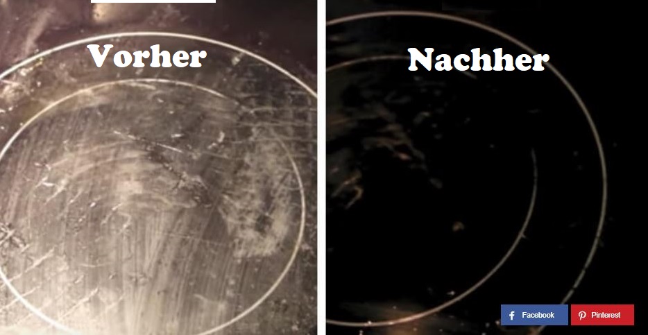 Brandflecken auf der elektronischen Herdplatte? So wirst du sie schneller los.
