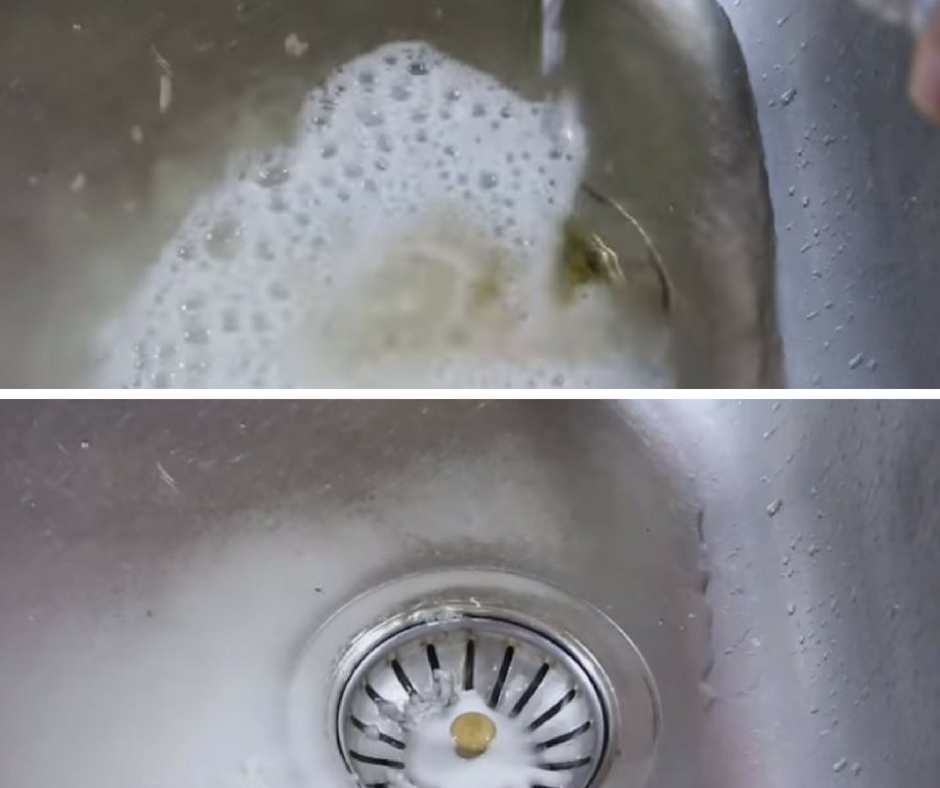 Ohne Schrubben Abfluss reinigen: chemische Reaktion durch Baking Soda und Essig