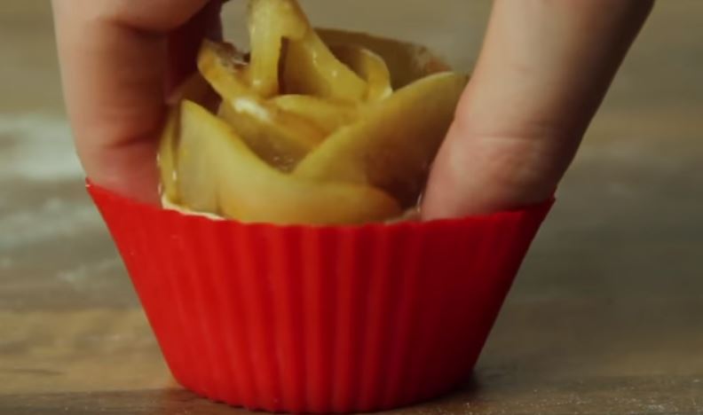 Blätterteig in Muffinform