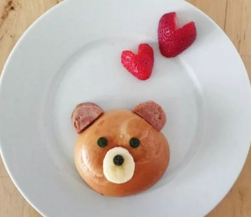 Broetchen Teddy Food Art
