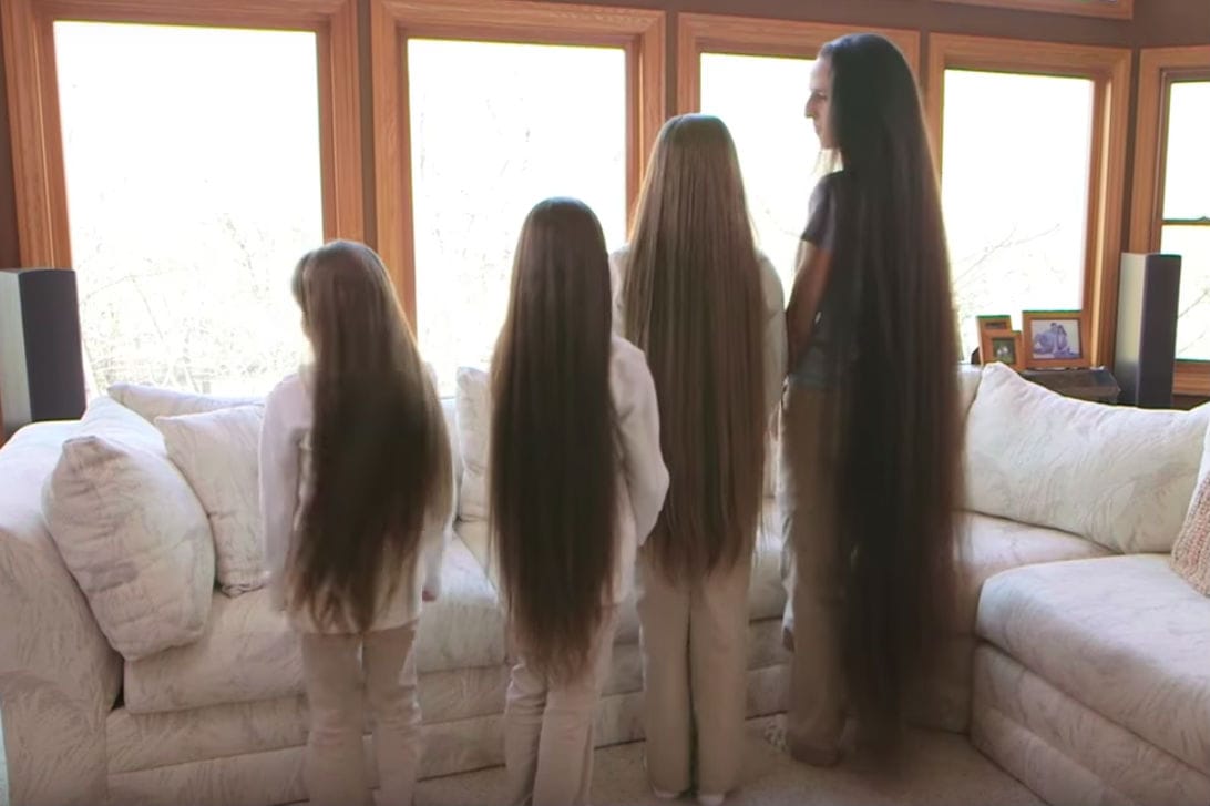 extrem lange Haare Kinder 