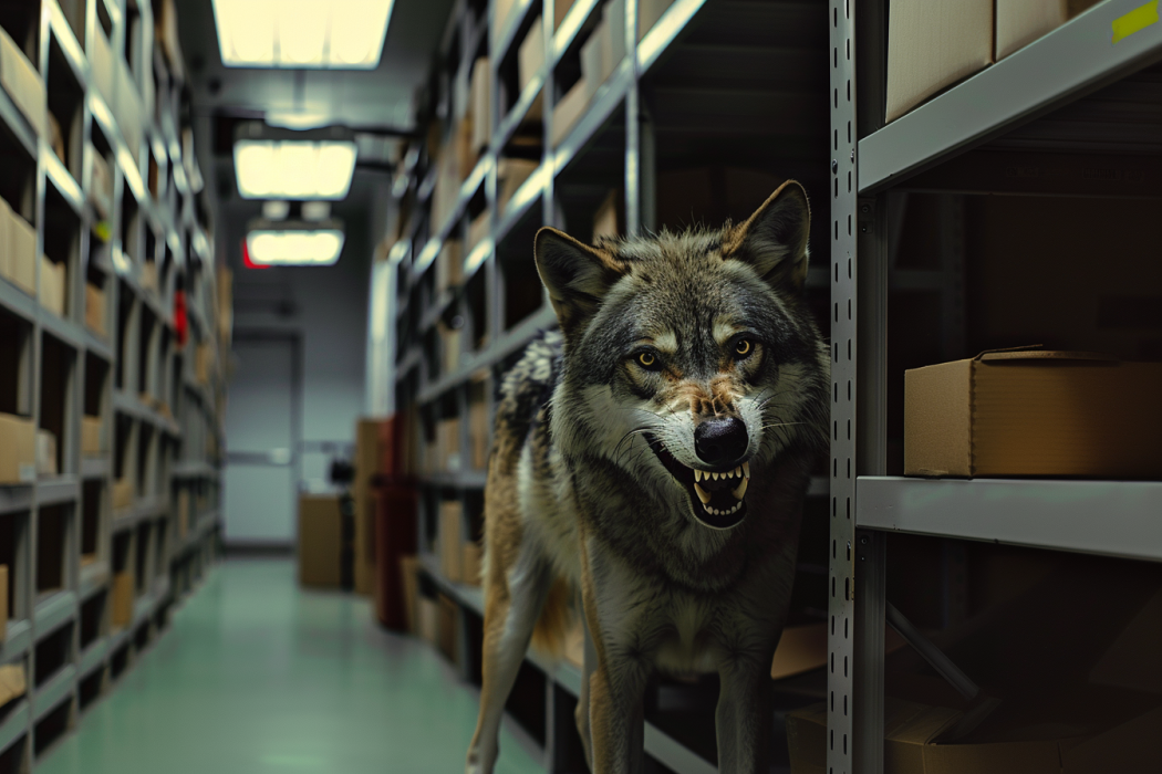 Wolf bricht in Grundschule ein - Lehrerin zu Tränen gerührt über das, was er im Maul trägt