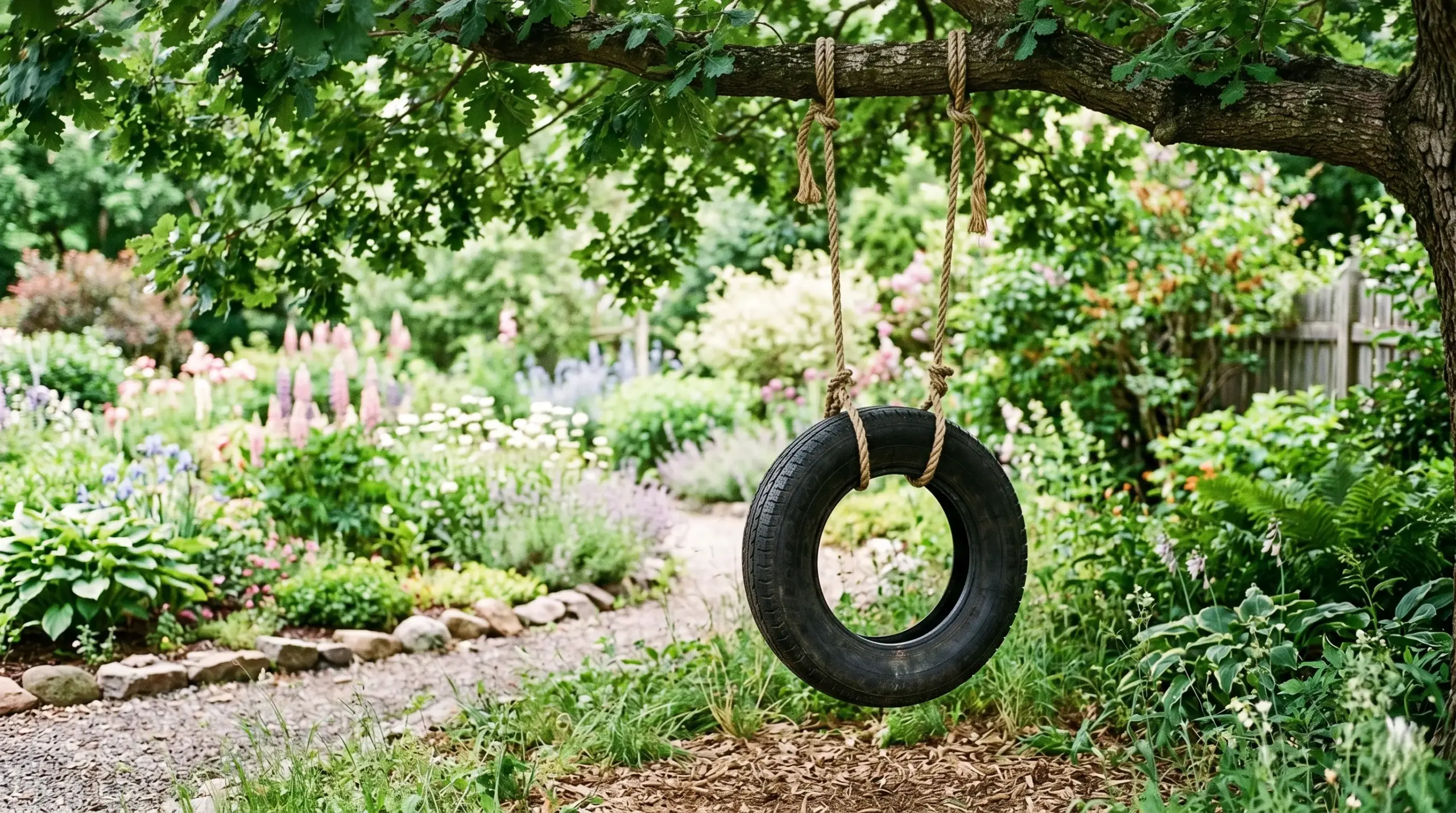 Du wirst es nicht glauben, wie diese Frau mit alten Reifen ihren Garten in etwas Wunderschönes verwandelt