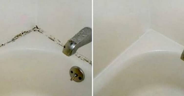 Nerven dich fiese Ränder im Badezimmer? Mit diesem schlauen Trick wirst du sie wirklich los.