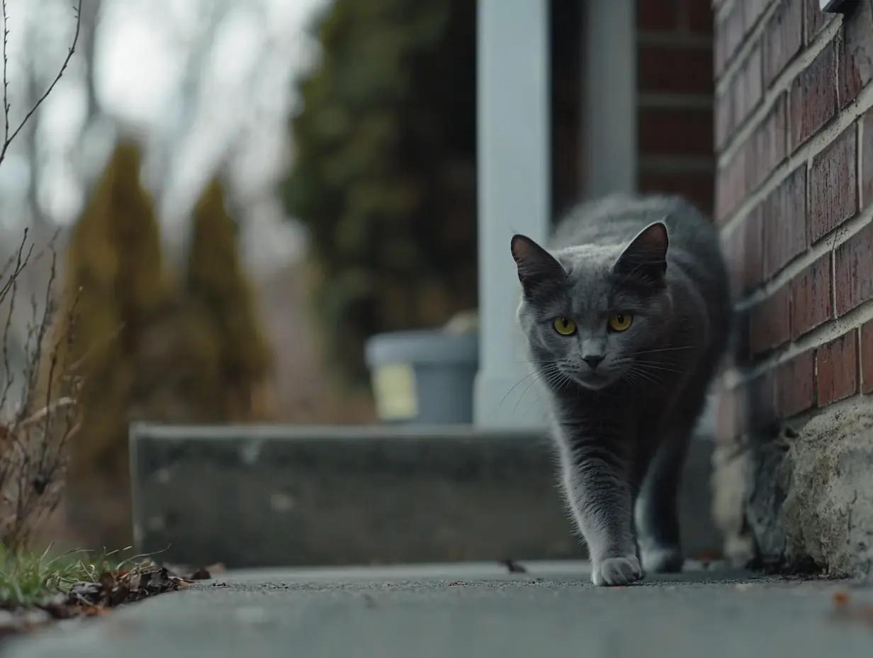 Streunende Katze bringt immer wieder seltsame Gegenstände mit nach Hause - dann findet ihr Besitzer eine versteckte Botschaft