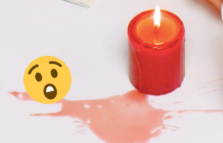 Kerze umgekippt? So entfernst du Wachsflecken von wirklich allen Oberflächen.