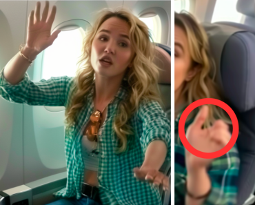 Junge Frau macht immer wieder Handzeichen im Flugzeug - als die Stewardess den Grund erkennt, alarmiert sie die Behörden