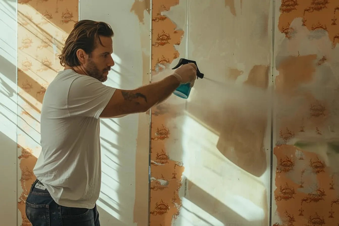 Removing old wallpaper? With this trick it won't take long at all! Super practical!
