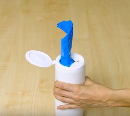 Plastiktüten Falttechnik 16