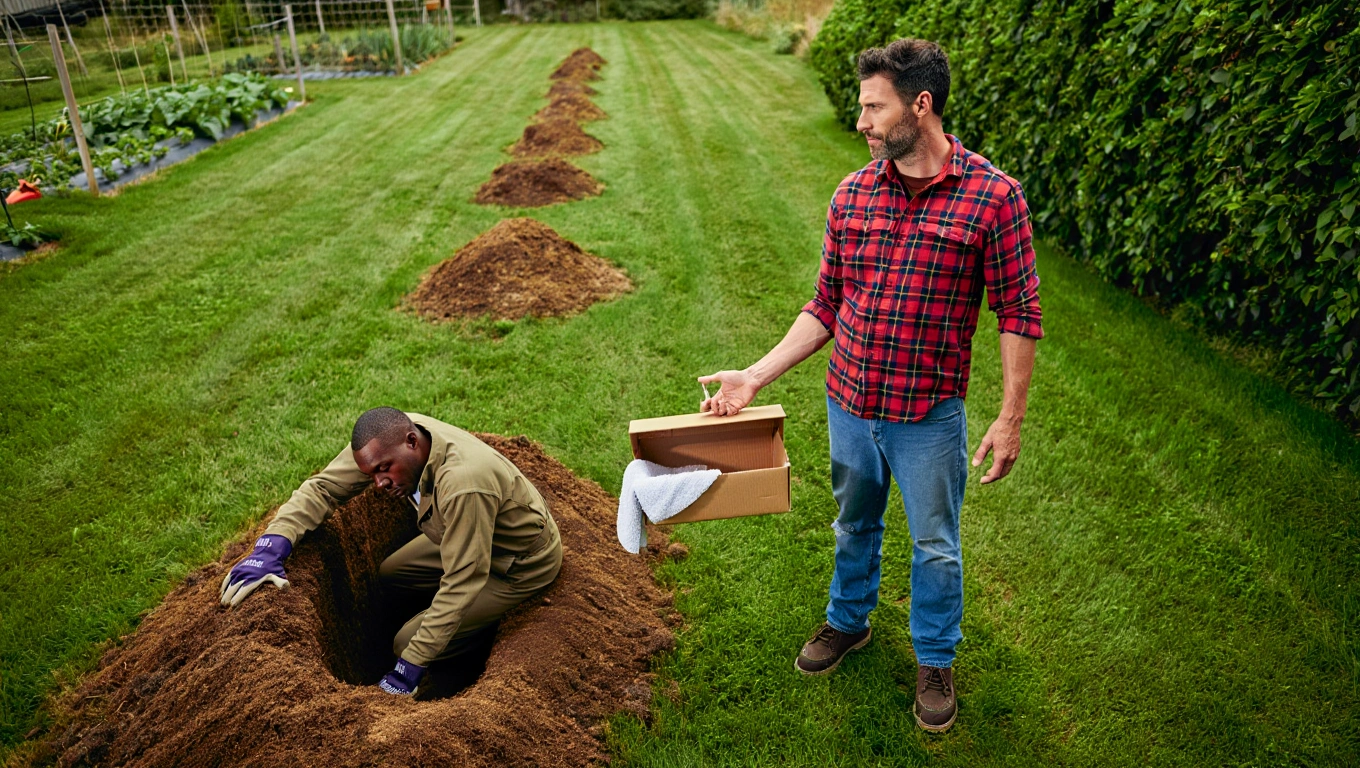 Mole Keeps Digging Up Man’s Garden – But the Real Reason Has Him Rushing for Help