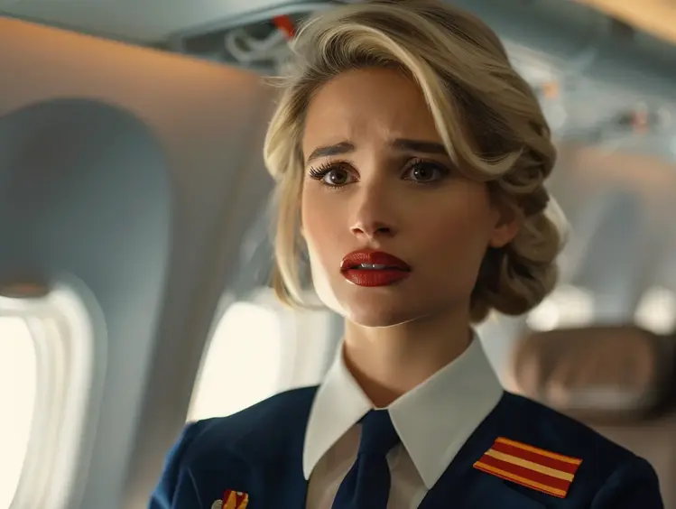 Junge macht während des Fluges immer wieder seltsame Handzeichen - als die Stewardess den Grund erkennt, befiehlt sie die Landung des Flugzeugs