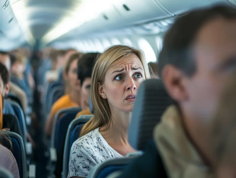 Frau gibt Sitzplatz im Flugzeug für Veteran auf und wird blass, als sie erfährt, wer er wirklich ist!