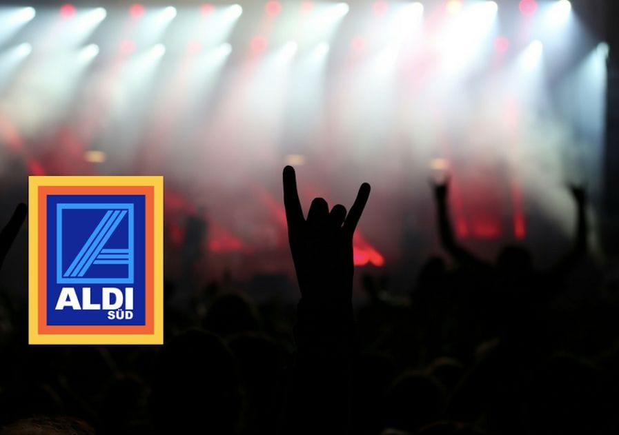 Rock Fans machen sich über diese Werbung im neuen ALDI-Prospekt lustig!