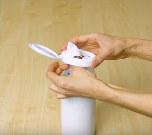 Plastiktüten Falttechnik 13