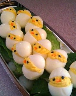 Ostern Küken echte Eier