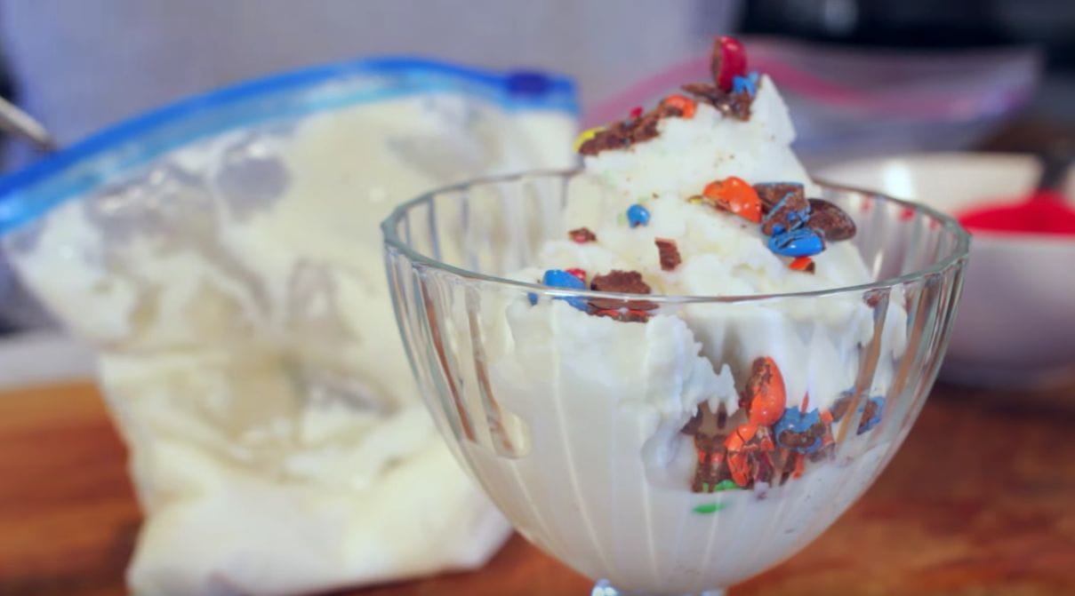 hausgemachtes Eis