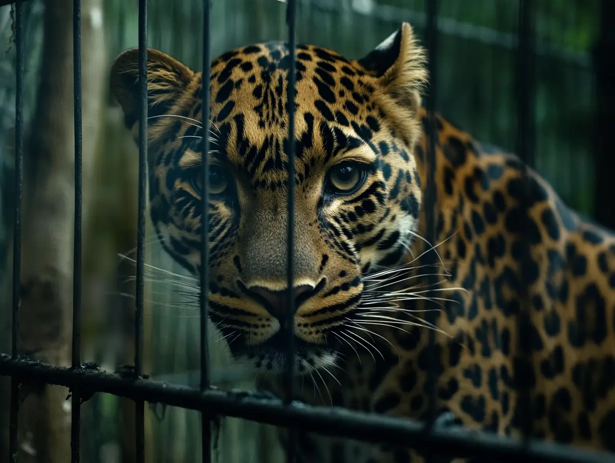 Ein verwaister Leopard klopfte jeden Morgen an ihre Tür. Eines Tages ließ sie ihn endlich herein