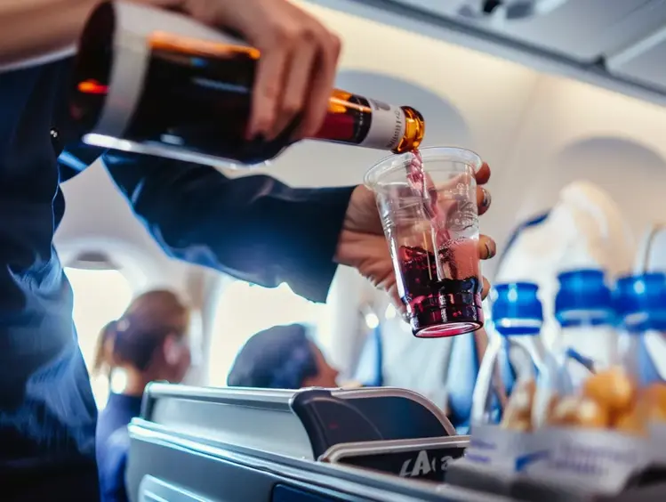 Junge macht während des Fluges immer wieder seltsame Handzeichen - als die Stewardess den Grund erkennt, befiehlt sie die Landung des Flugzeugs