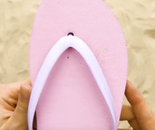 Flip Flop Riemen wieder repariert