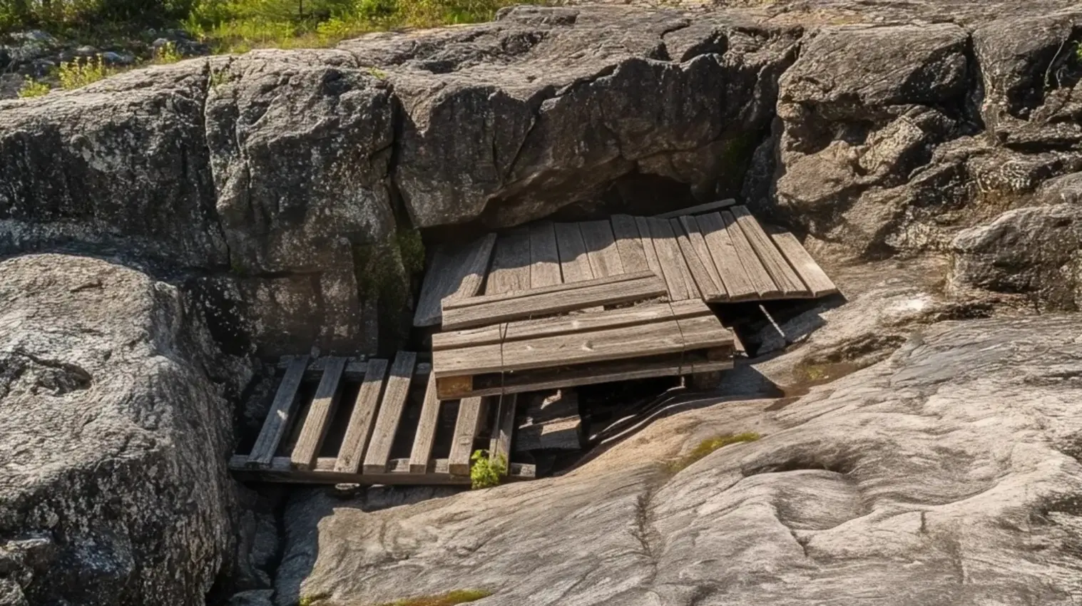 Man relocates to an abandoned bear den