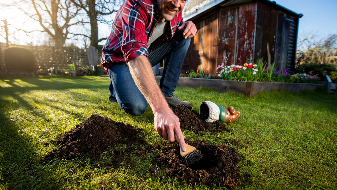 Mole Keeps Digging Up Man’s Garden – But the Real Reason Has Him Rushing for Help