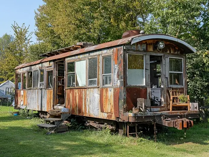 Este idoso vive em um vagão de trem abandonado – mas espere até ver o interior