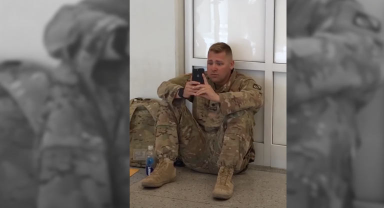 After a mysterious call from his wife, this soldier wasn’t allowed on the plane