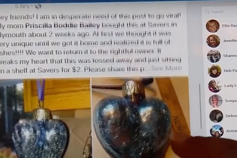 Mãe cai de joelhos em choque após comprar esta decoração em um brechó