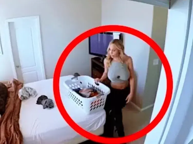 A empregada doméstica não tinha ideia de que estava sendo filmada - o que o proprietário capturou foi chocante