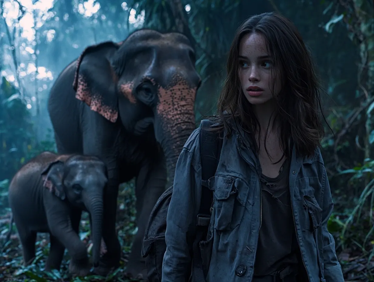 Ela seguiu um elefante até a floresta, mas não imaginava que isso a levaria a esse ponto.