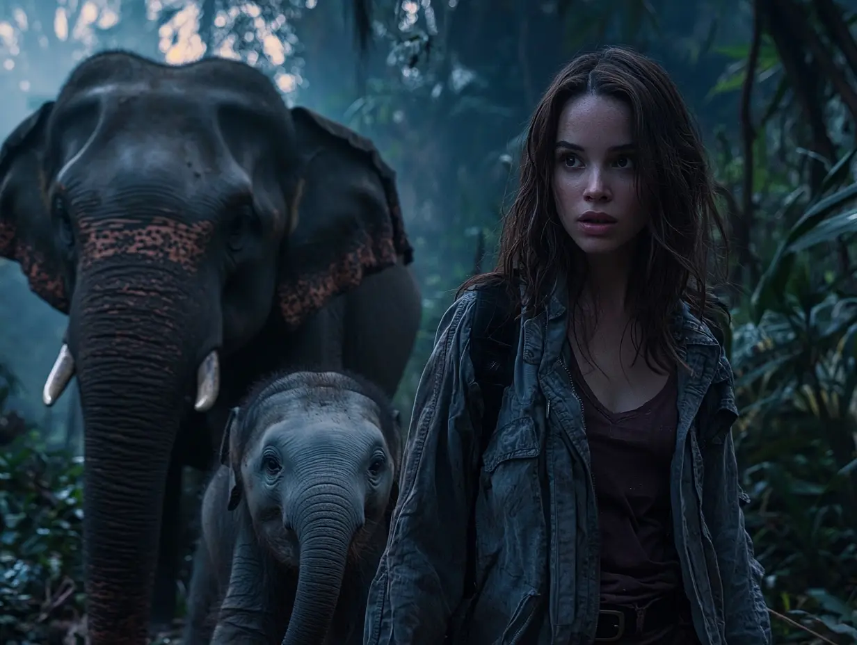 Ela seguiu um elefante até a floresta, mas não imaginava que isso a levaria a esse ponto.