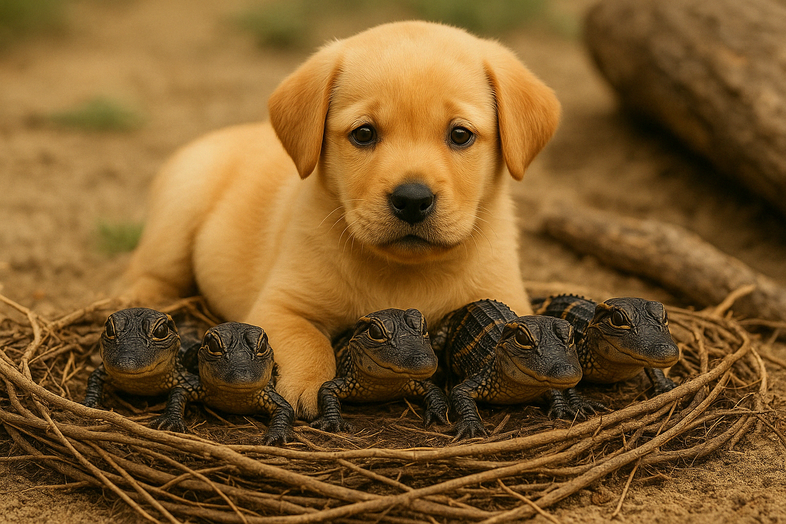 Jacaré arrebata filhote de cachorro do quintal – O que os vizinhos descobrem vai deixar você de queixo caído!