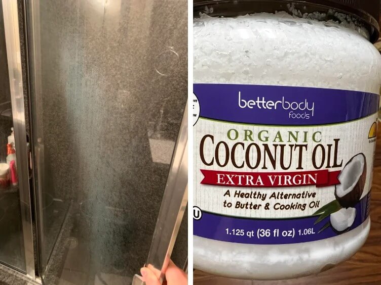 Limpar com óleo de coco: Banir a espuma de sabão para sempre!