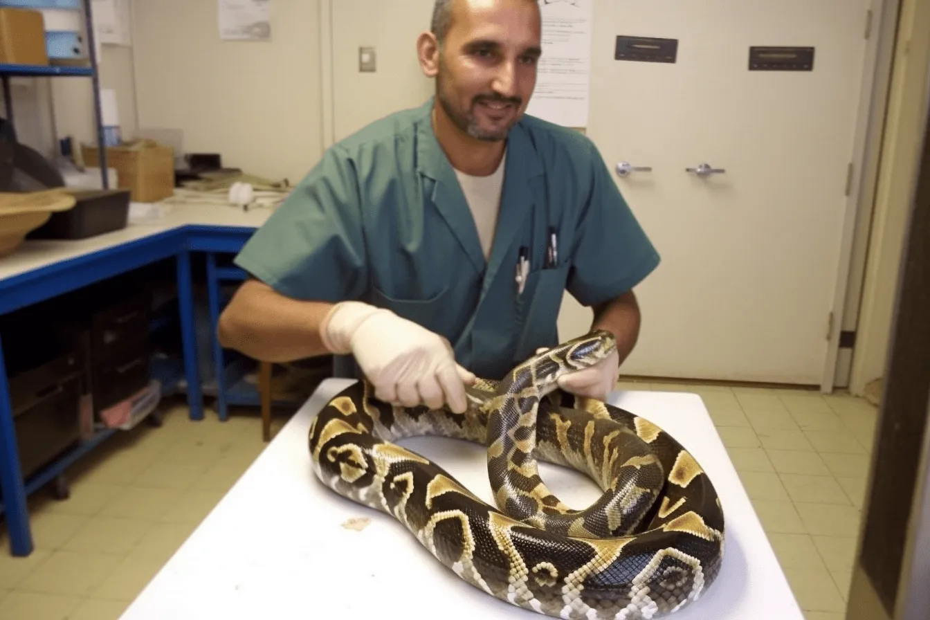 Homem encontra "cobra" em seu vaso sanitário - quando o especialista a vê, ele sussurra: "Isso não é uma cobra..."