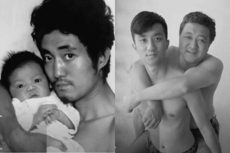Pai e filho tiram a mesma foto todos os anos por 27 anos e a última é particularmente comovente
