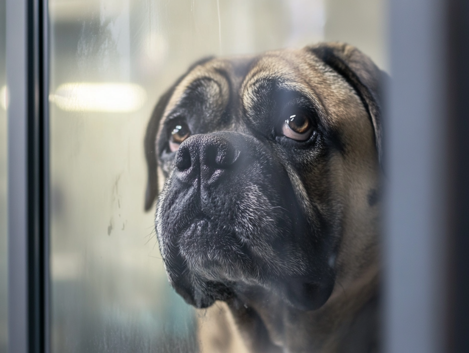 Os funcionários ficam horrorizados quando um cachorro entra no hospital carregando este..