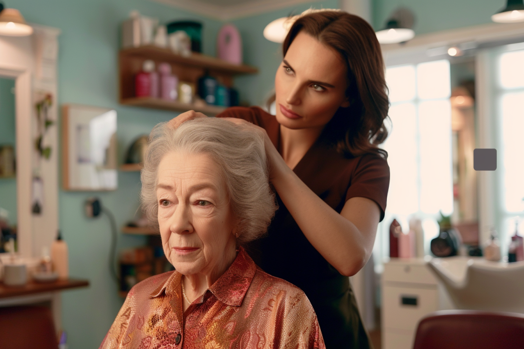 mulher de 70 anos pede um corte de cabelo moderno e riem dela - mas depois se arrependem!