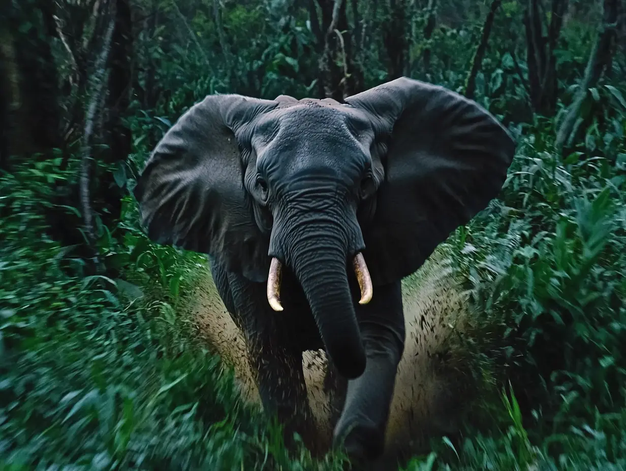 Ela seguiu um elefante até a floresta, mas não imaginava que isso a levaria a esse ponto.