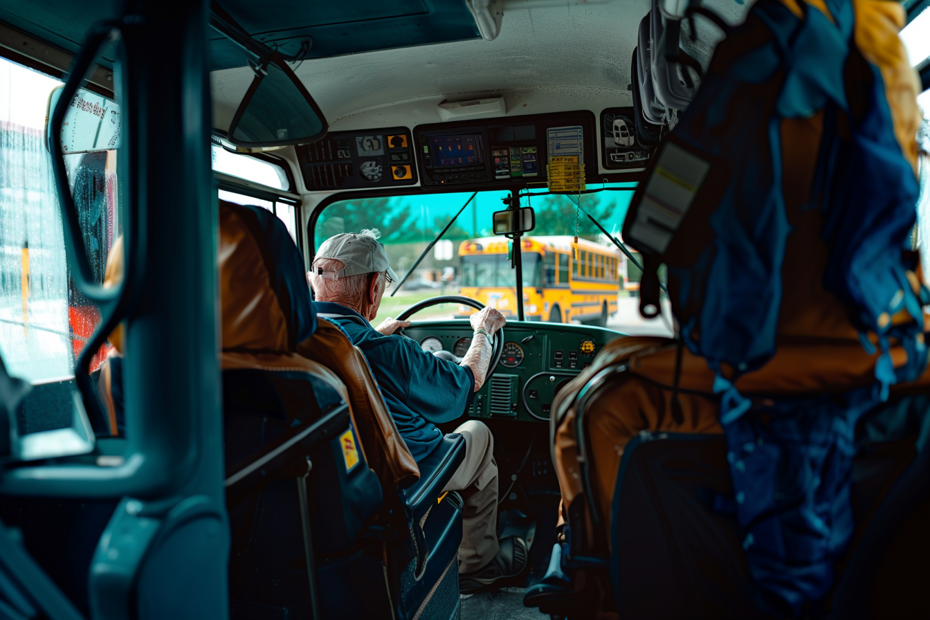 Um menino sente o cheiro de algo estranho no ônibus escolar, dá uma olhada no motorista e liga para o 911