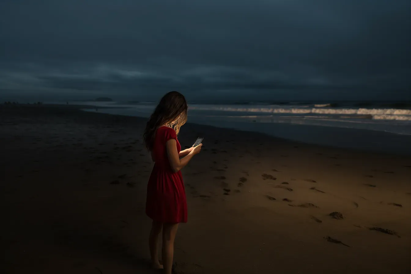 O que aconteceu com a garota que adormeceu na praia?
