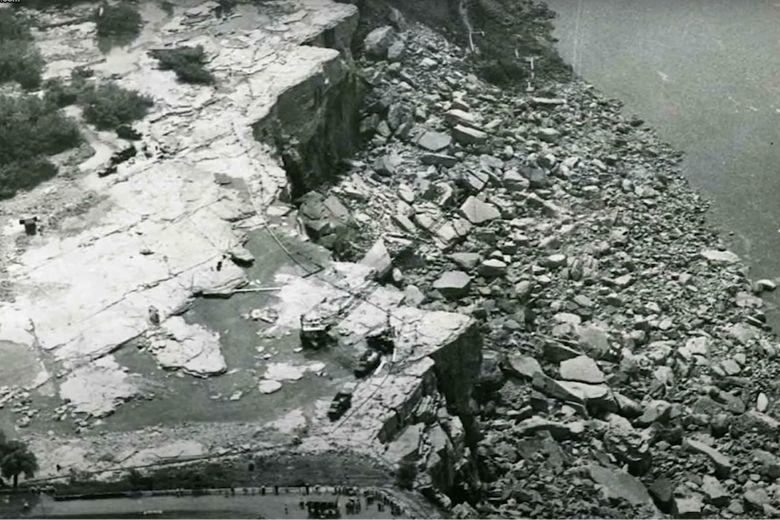 Incredibile scoperta dopo il prosciugamento delle cascate del Niagara nel 1969